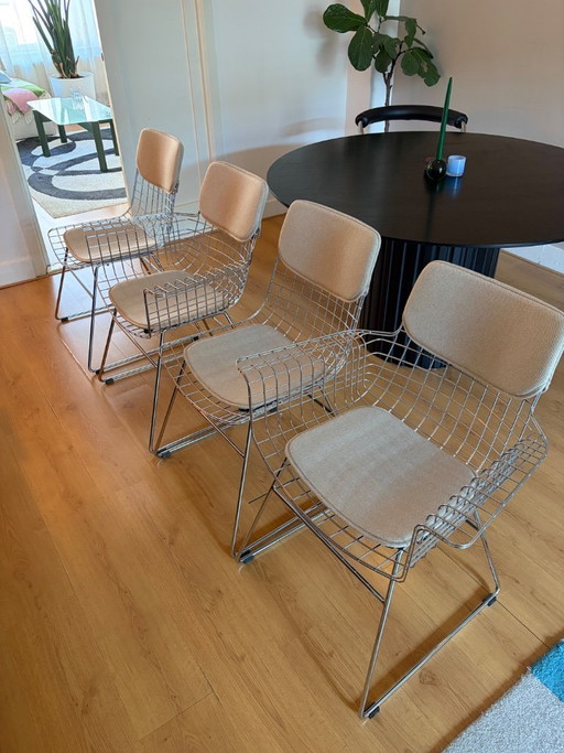 4 chaises HK Living Wire + coussins d'origine