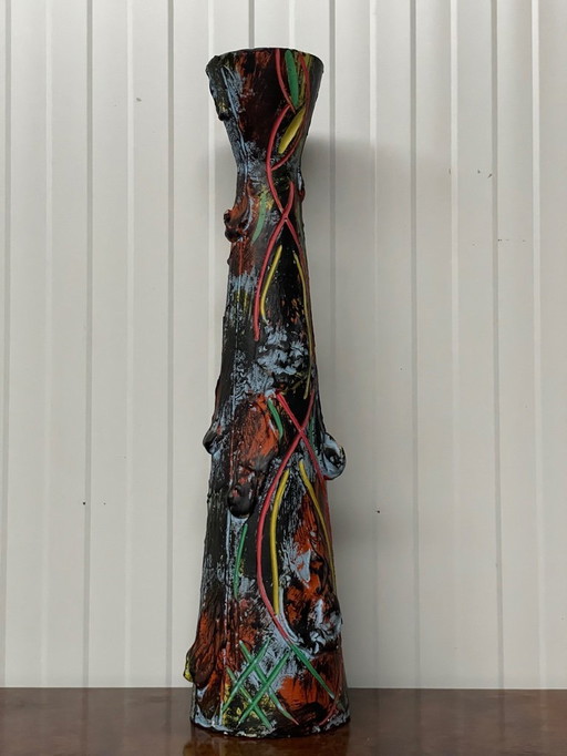 A Vintage Colourfull Xtra Large Vase