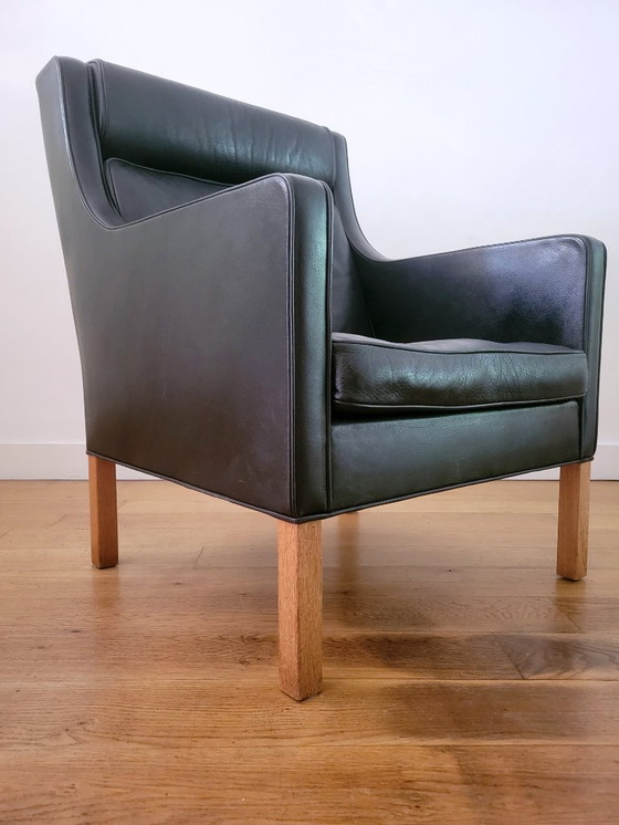 Image 1 of Fauteuil vintage de Borge Mogensen modèle 2431 avec ottoman