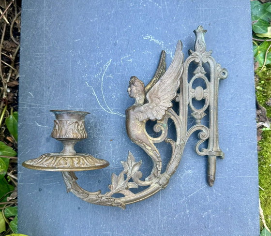 Applique murale bronze chimère 19ème siècle période Art Nouveau – Appliques murales (photo 3 of 12)
