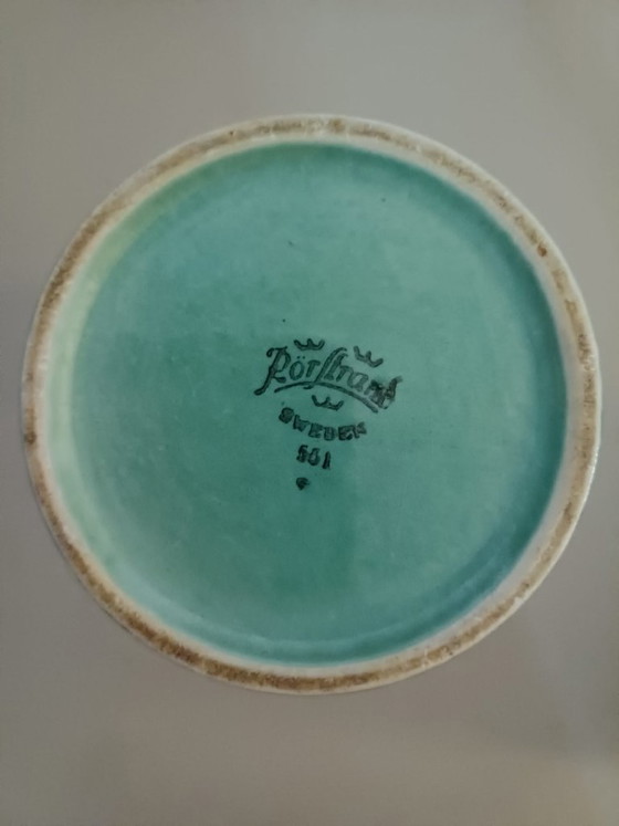 Vaso/Brocca "California" con manico di Carl-Harry Stålhane per Rörstrand, anni '50, ceramica scandinava (photo 4 of 5)