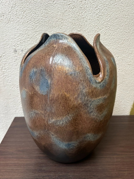 Vaso da terra Mid-Century Germania Ovest Dümler & Breiden (Modello 059/48), Dumler & Breiden, Vasi, Ceramica (foto 3 di 6)