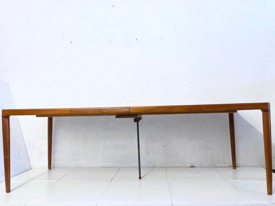 Image 1 of XXL teak dining table by Bramin Design HW Klein, 1960s, Made in Denmark
