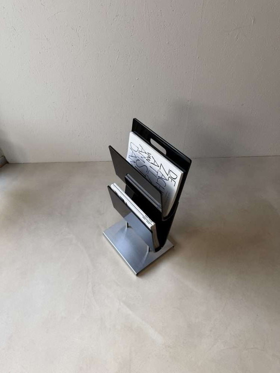 Image 1 of Stehender Leseständer aus Acrylglas, Chrom, 80er Jahre