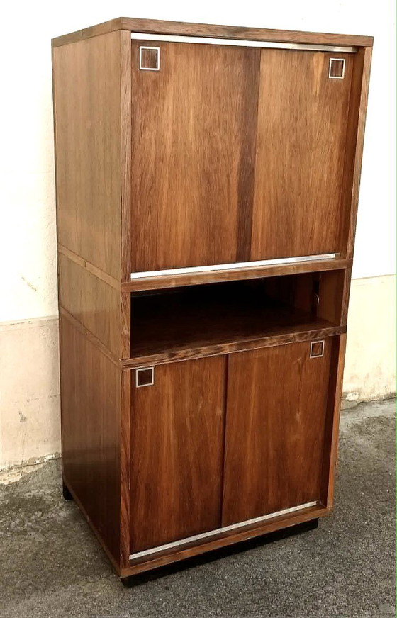 Mueble de almacenamiento Arnaud de teca, década de 1960, 60 cm de ancho. – Armarios de almacenamiento, Wood (photo 2 of 12)