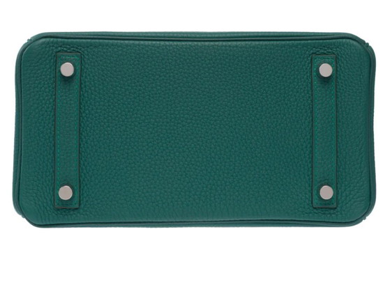 Image 1 of Sac HERMES Birkin 25 en Cuir Vert - 103291