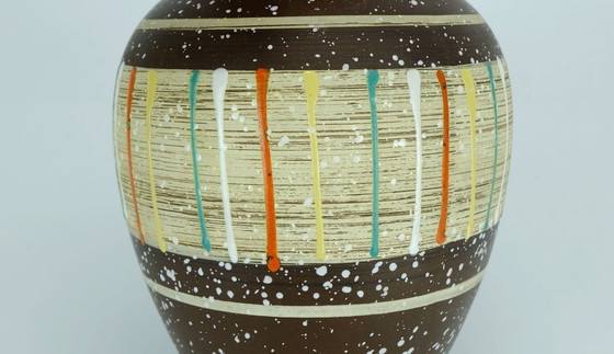 Image 1 of Carstens VASO metà secolo decoro multicolore modello 526-17