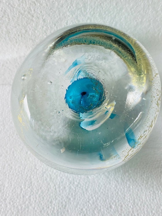 Image 1 of Presse-papier en cristal de Marcel Saba, années 1990