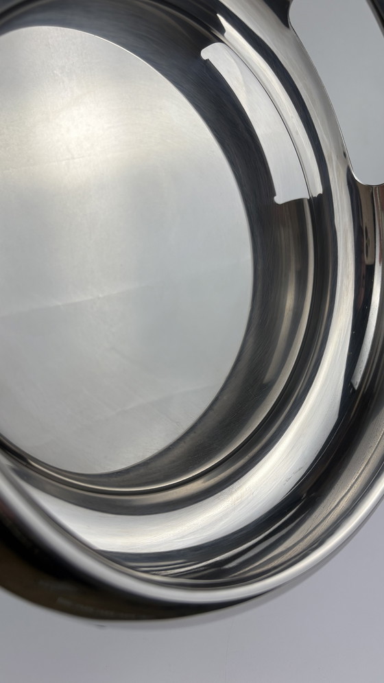 Image 1 of Sphera Sambonet bol / plateau design en acier inoxydable chromé