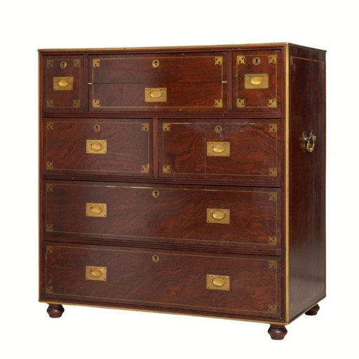 Campagnetafel, mahoniehout, begin 20e eeuw – Verenigd Koninkrijk