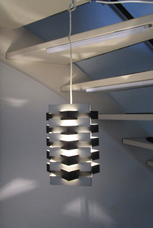 Metalen Hanglamp van Hoogervorst voor Anvia, 1950s