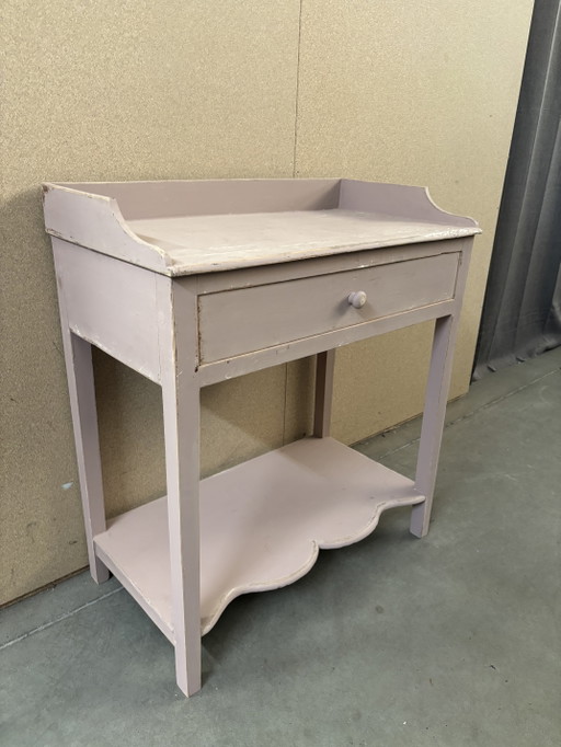 Vintage Side Table / Commode / Chest of Drawers – ladekasten, Wood (photo 2 of 5)