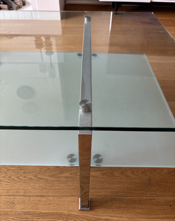 Image 1 of table basse en verre