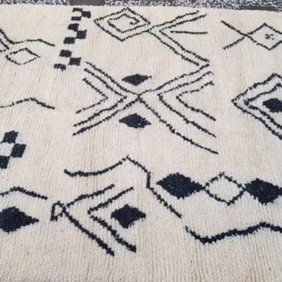 Image 1 of Handgeknoopt Berber tapijt wol 214x172cm