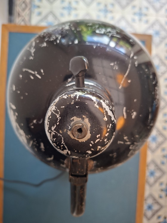 Vintage Desk Lamp, Hala Germany, Jaren Dertig – Leeslamp, Metal, Cast Iron (photo 6 of 13)