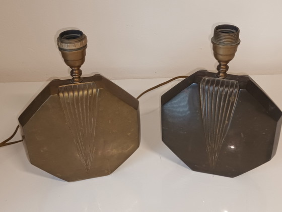 Image 1 of Koppel vintage tafellampen