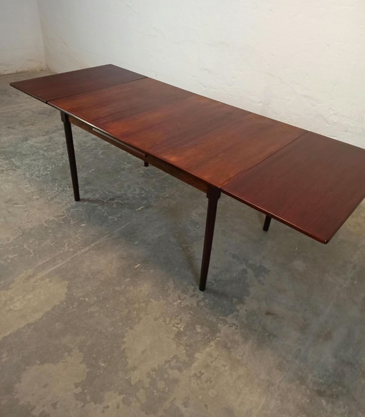 Tavolo da pranzo vintage allungabile di metà secolo