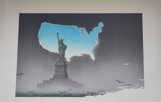 Image 1 of Gelimiteerde lithografie Vrijheidsbeeld van Michel Dubrel
