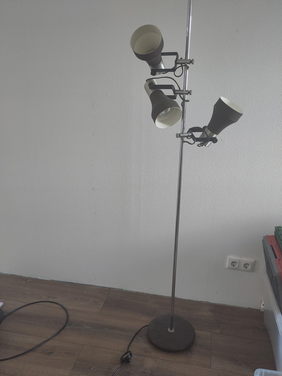 Image 1 of Lampada da terra classica con paralumi