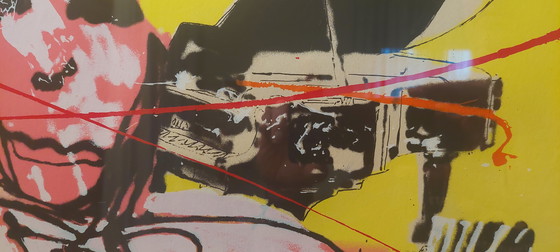Image 1 of Gerahmtes Herman Brood Klavier
