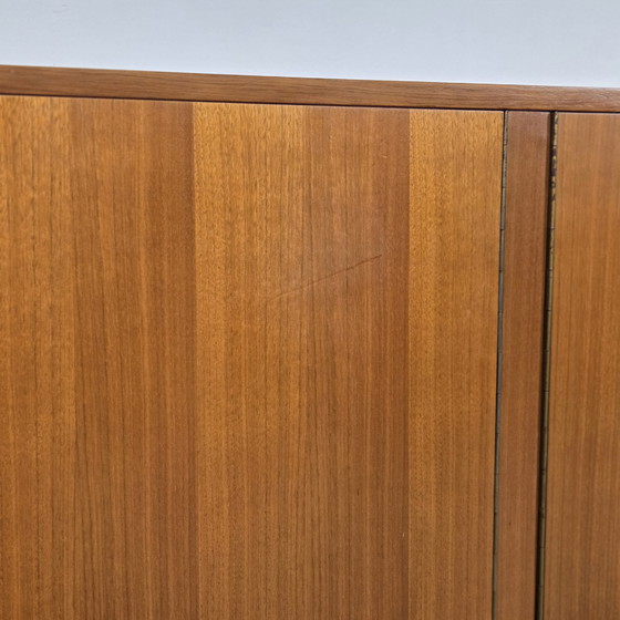 Image 1 of Vintage jaren 60 - 70 teak sideboard Duits, tv meubel