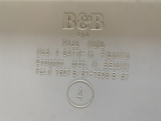 Image 1 of B&B Italia – Mario Bellini “Gatti” Nesting Bijzettafel – Iconisch Italiaans Design, Jaren ’60/’70