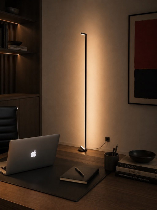 Tratto Stehlampe Grün Oliv – vloerlampen, Aluminium