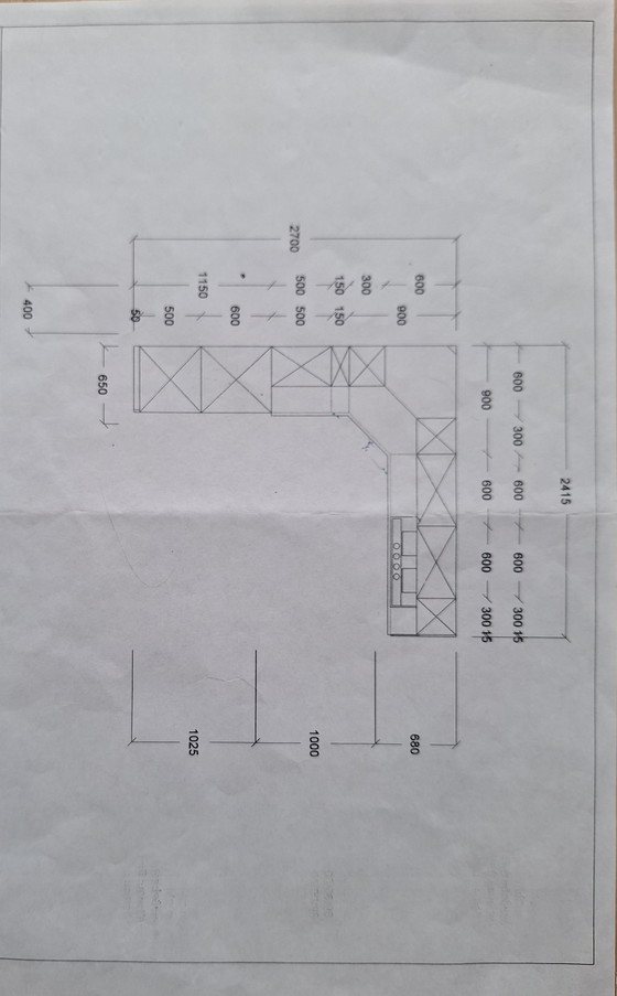 Image 1 of Eggersman corner kitchen with solid wood doors