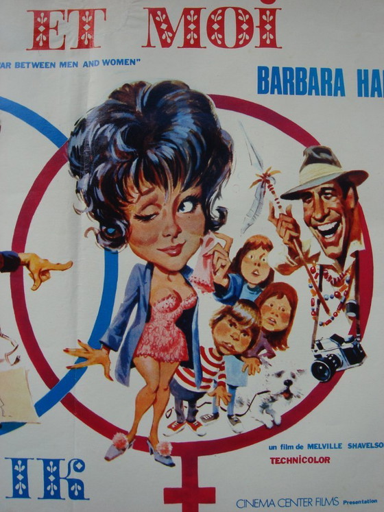 Image 1 of Partij originele filmposters uit de jaren 50-60