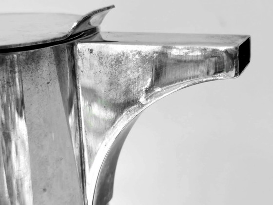 Vintage "Onde" Glass Silver-Plated Pitcher by Sergio Asti for Arnolfo di Cambio – Glass & Decanter (photo 9 of 10)