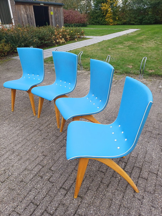 Image 1 of 4 sedie a dondolo G J van Os.