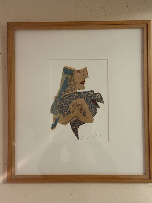 John Lie a Fo: Donna con serpente sul seno (unico)