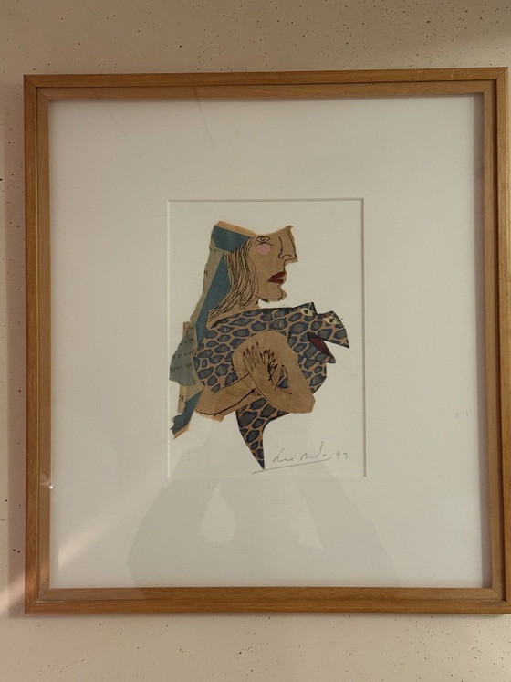 Image 1 of John Lie A Fo (unique) Woman with Snake on Her Breast