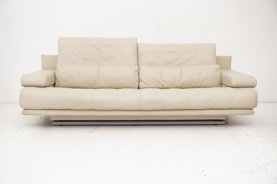 Image 1 of Conjunto de sofá Rolf Benz 6500, tres plazas, dos plazas, cuero beige.