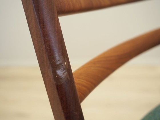 Image 1 of Set van twee teakhouten stoelen, Deens ontwerp, jaren 1970, productie: Denemarken