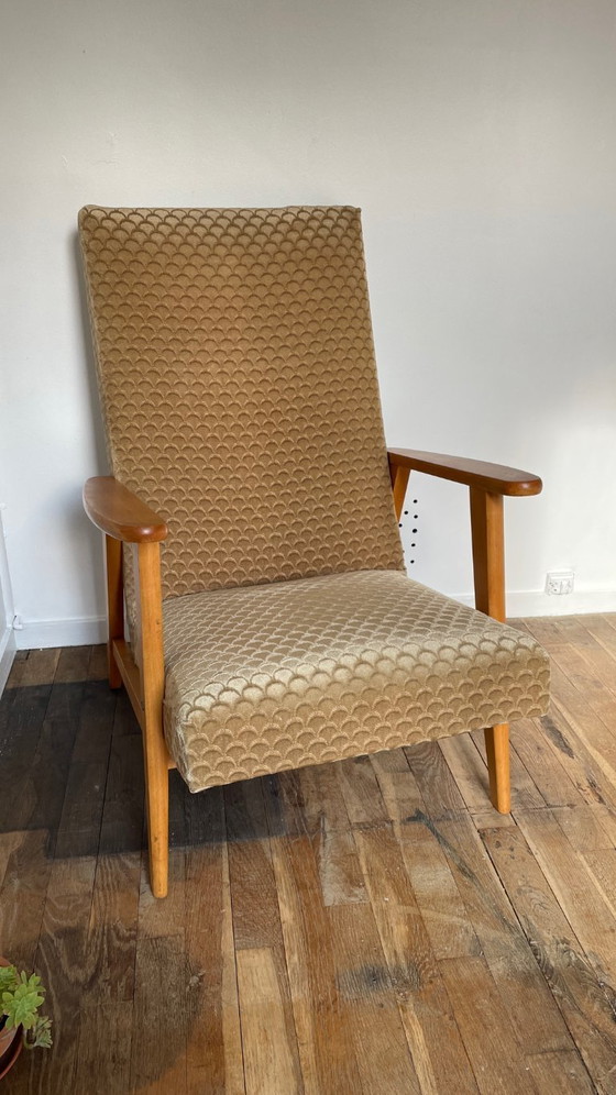 Image 1 of Vintage Armchairs by MANUCERE France