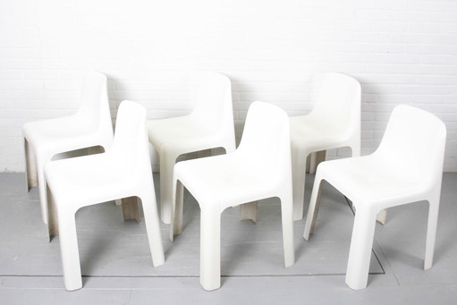 6x Roche Bobois OZOO 700 Chairs by Marc Berthier