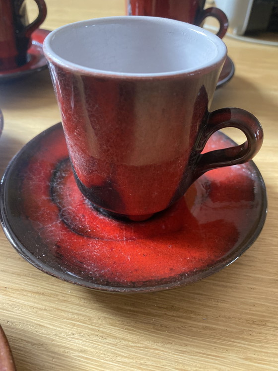 Image 1 of Lava calda 5 tazzine da espresso anni '60