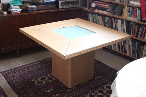 Image 1 of Tavolino trasformabile "cirkante" di Bob & Dries Vanden Berghe per Vanden Berghe Pauvers, Belgio 1970