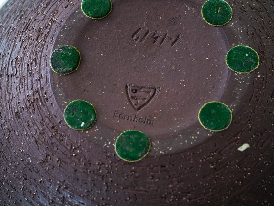 Image 1 of Bandeja de cerámica, diseño danés, década de 1960, fabricada en Bornholm.