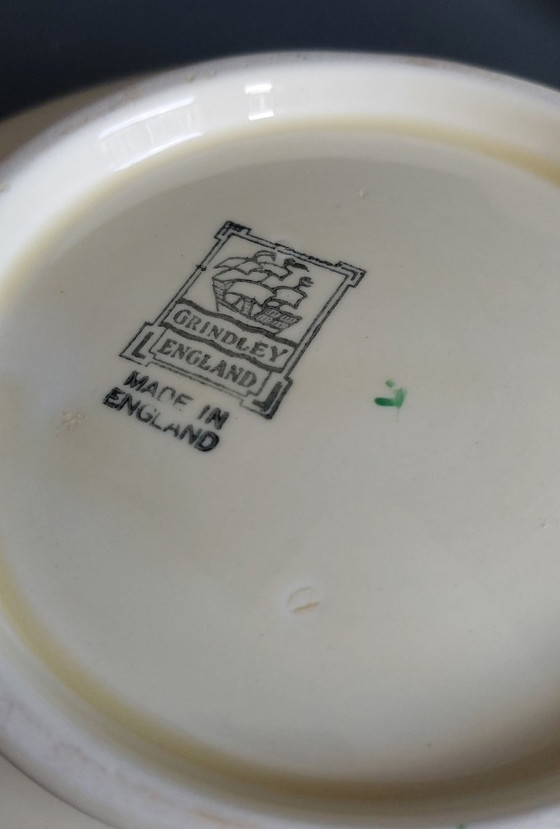 Image 1 of Engelse art-deco terrine met deksel