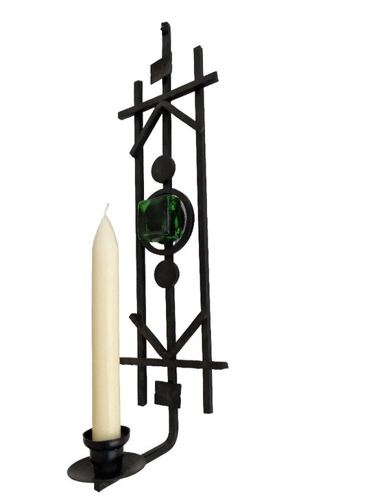 Image 1 of Applique Dantoft con vetro verde