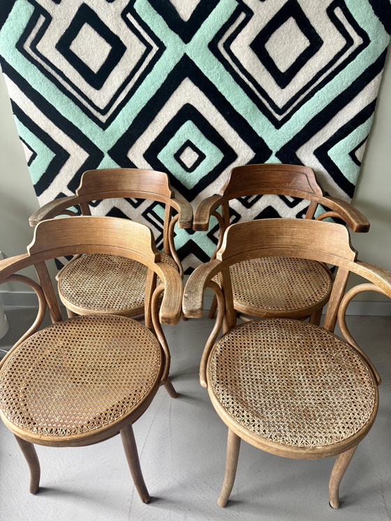 Image 1 of Antique Thonet chairs, 4 pieces
