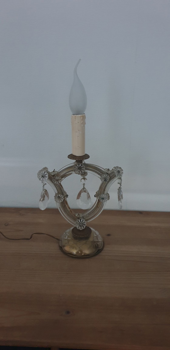 Image 1 of Crystal table lamp Maria Theresa