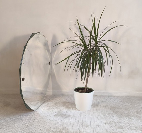 Image 1 of ✨💎 Elegante 12-delige schuine spiegel uit de jaren 40/50 – vintage Art Deco-stijl 💎✨