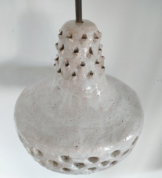 Image 1 of 60s/70s Ceramic Danish ceiling lamp