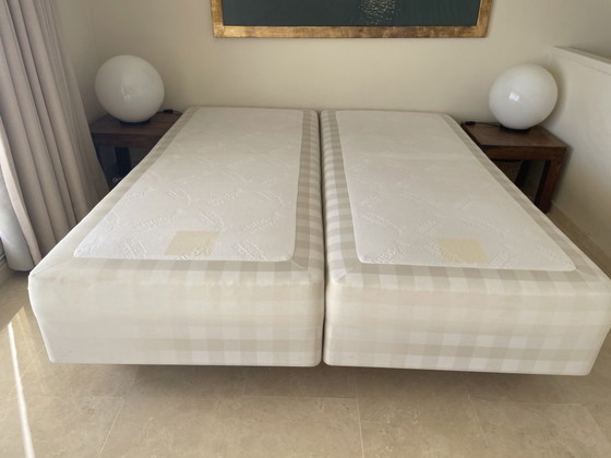 Letto Continentale Autentico Hästens Luxuria (180x210 cm) – Light Olive Check – Letti matrimoniali, Cotone (photo 2 of 5)
