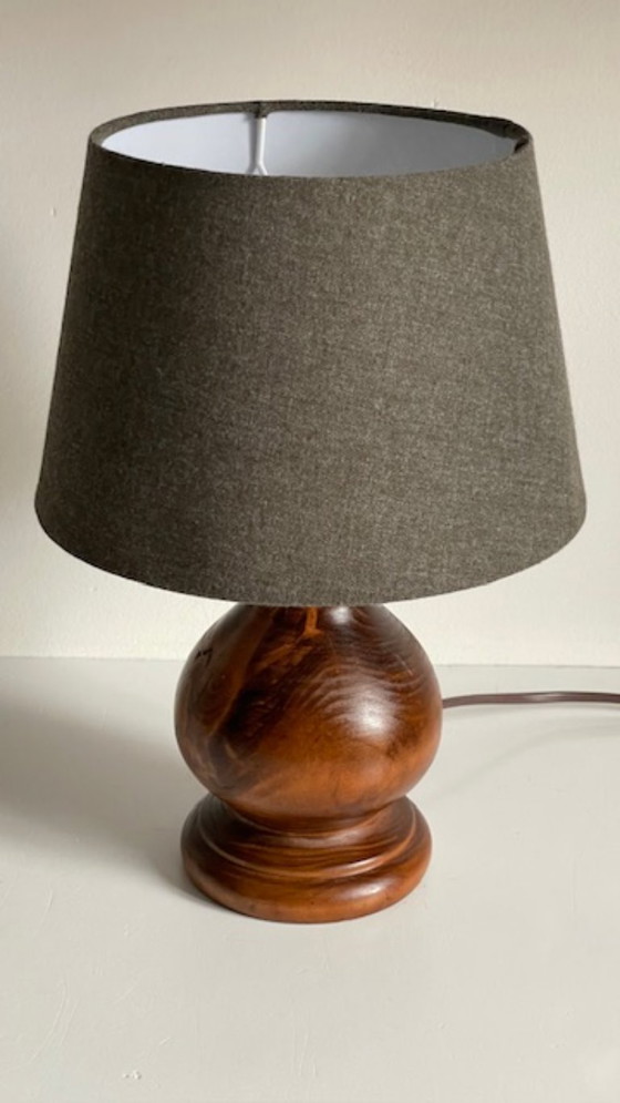 Image 1 of Vintage Country Style Solid Wood Lamp