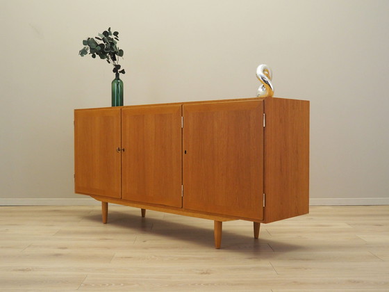 Image 1 of Sideboard aus Esche, Dänisches Design, 1970er Jahre, Designer: Carlo Jensen, Herstellung: Hundevad