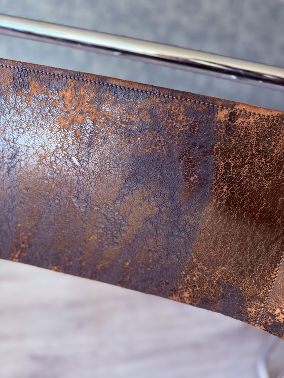 Image 1 of Vintage Thonet S33 van Mart Stam, met een bijzondere patina, circa jaren 60.